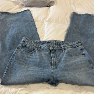 Old Navy Stone Washed women’s wide leg Jeans